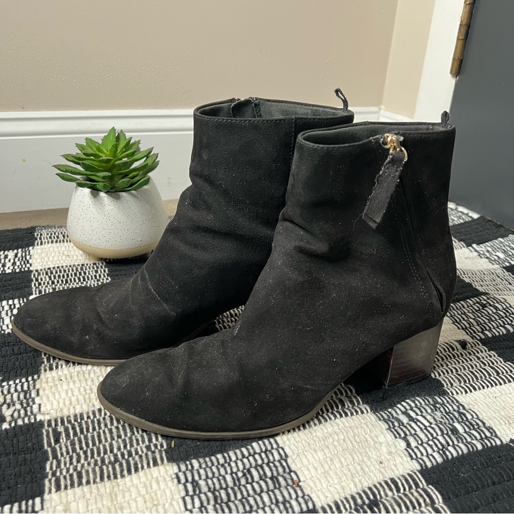 Black Booties with Heels